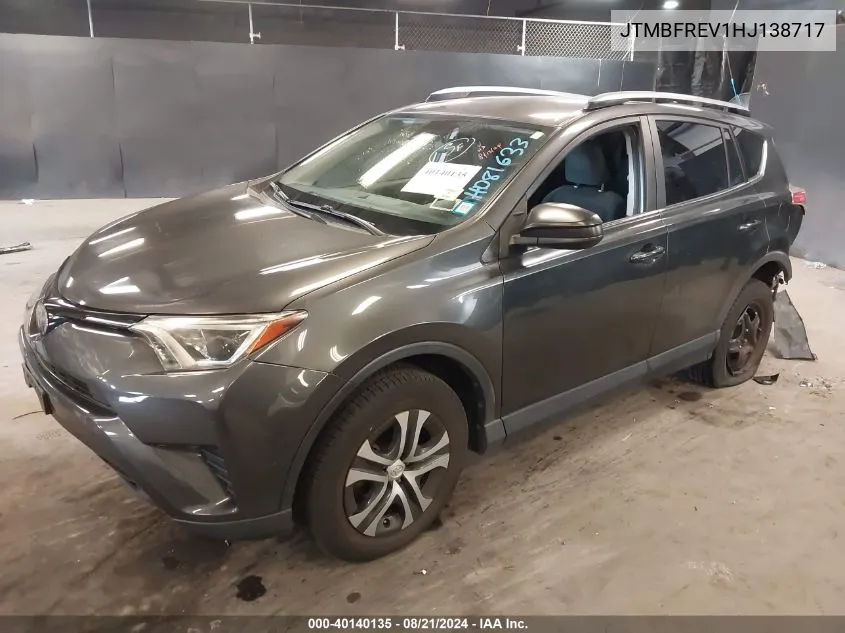 JTMBFREV1HJ138717 2017 Toyota Rav4 Le