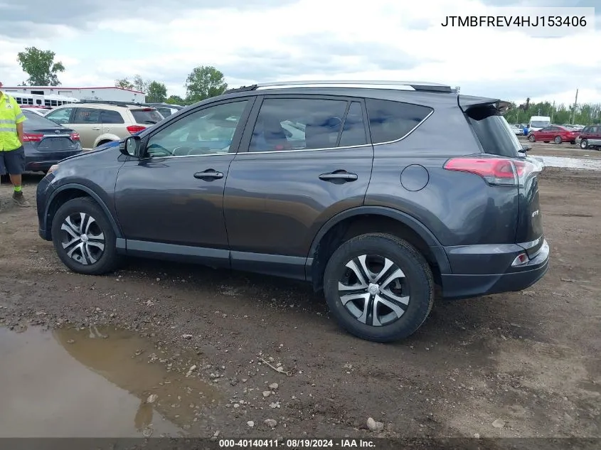 2017 Toyota Rav4 Le VIN: JTMBFREV4HJ153406 Lot: 40140411