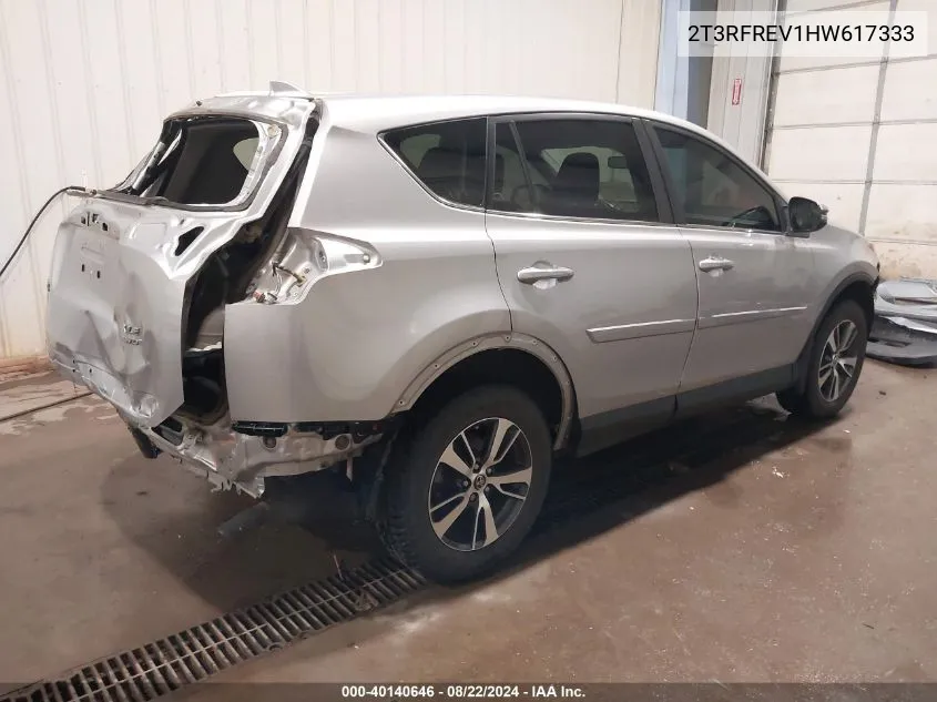 2T3RFREV1HW617333 2017 Toyota Rav4 Xle