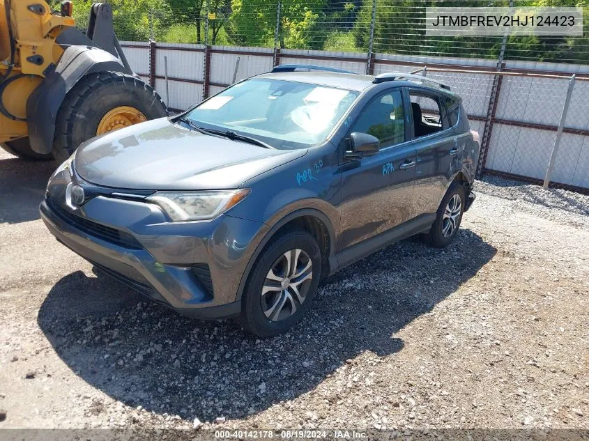 2017 Toyota Rav4 Le VIN: JTMBFREV2HJ124423 Lot: 40142178