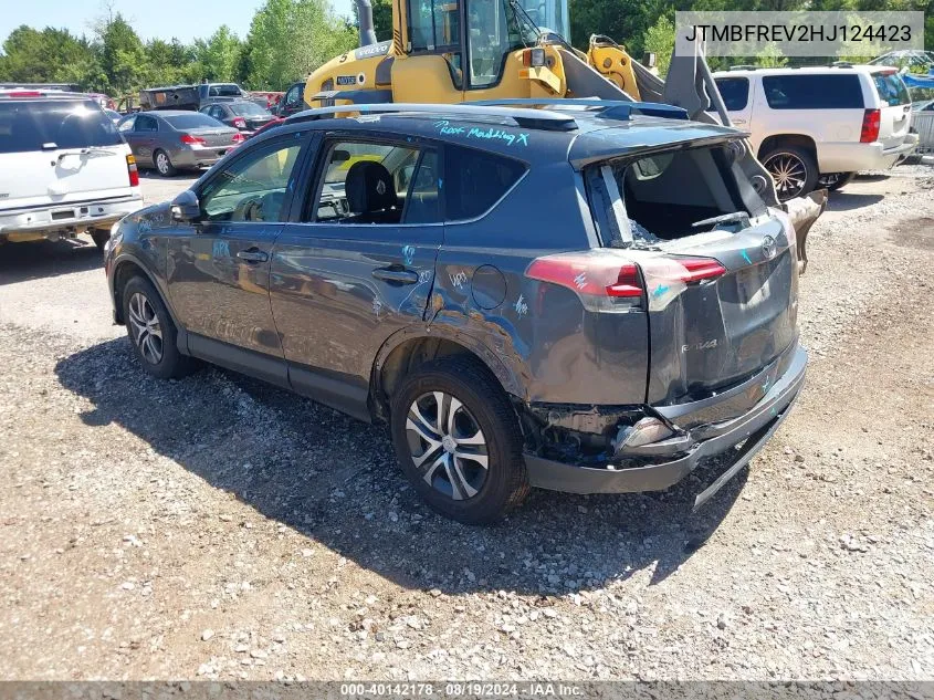 JTMBFREV2HJ124423 2017 Toyota Rav4 Le