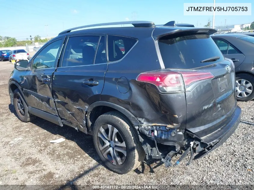 2017 Toyota Rav4 Le VIN: JTMZFREV5HJ705753 Lot: 40143172