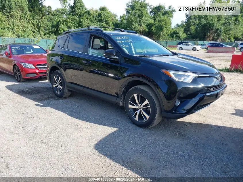 2017 Toyota Rav4 Xle VIN: 2T3RFREV1HW673501 Lot: 40153352