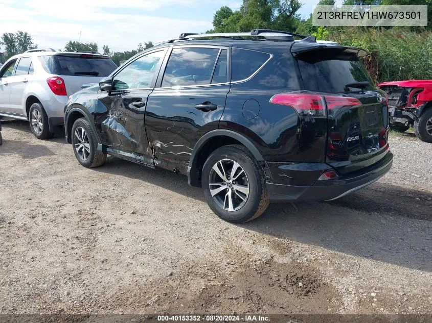 2017 Toyota Rav4 Xle VIN: 2T3RFREV1HW673501 Lot: 40153352