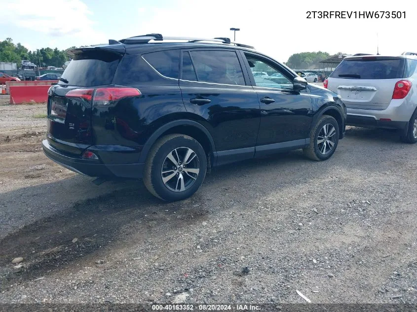 2T3RFREV1HW673501 2017 Toyota Rav4 Xle