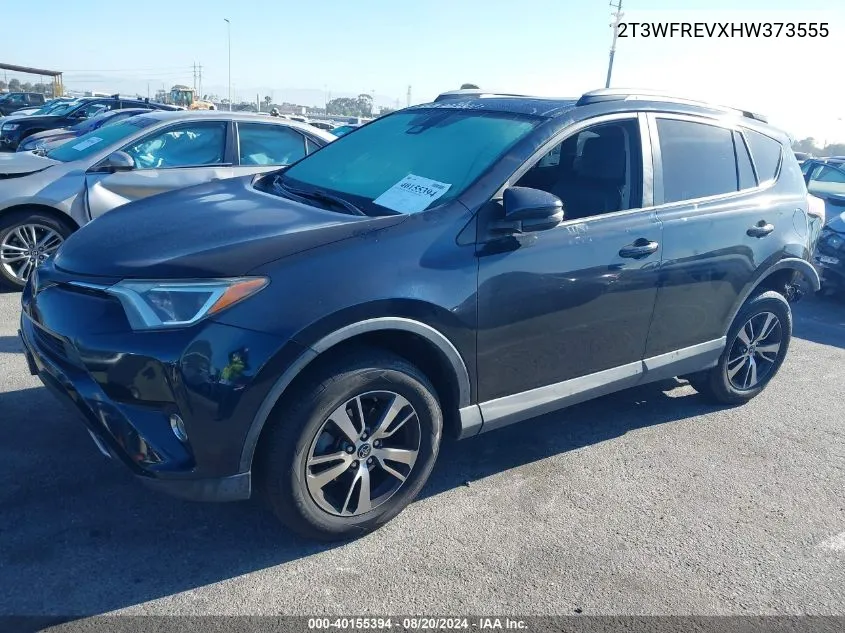 2017 Toyota Rav4 Xle VIN: 2T3WFREVXHW373555 Lot: 40155394