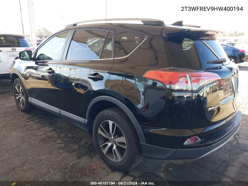 2T3WFREV9HW400194 2017 Toyota Rav4 Xle