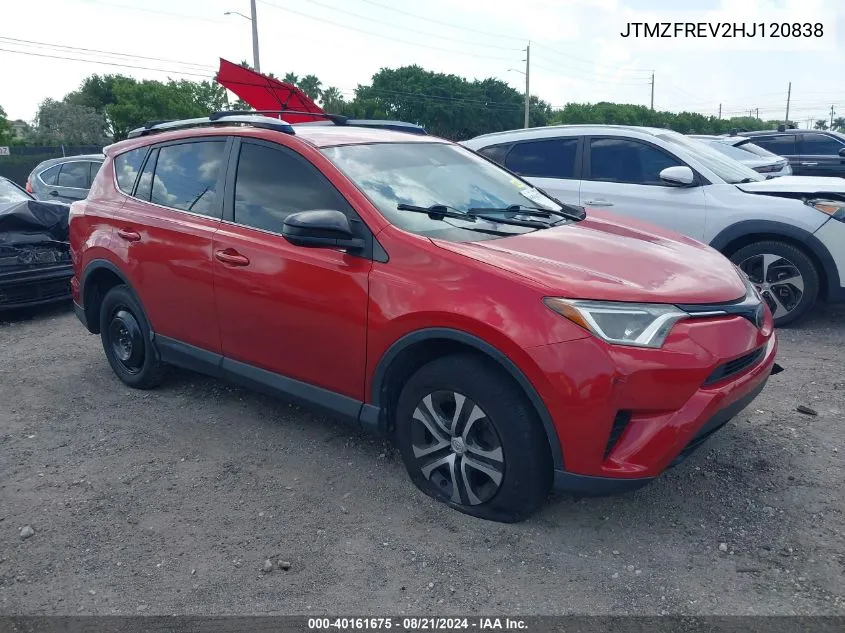 2017 Toyota Rav4 Le VIN: JTMZFREV2HJ120838 Lot: 40161675