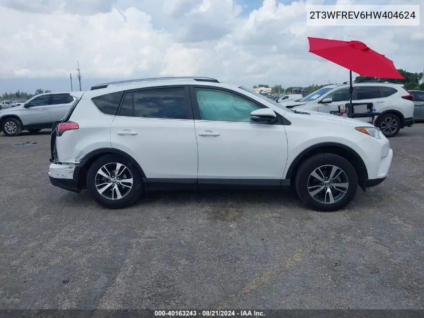 2T3WFREV6HW404624 2017 Toyota Rav4 Xle