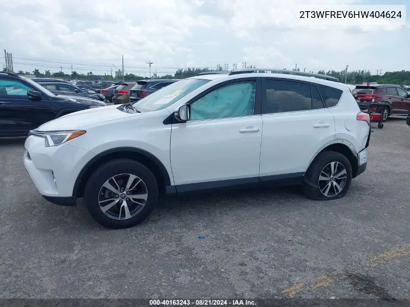 2T3WFREV6HW404624 2017 Toyota Rav4 Xle