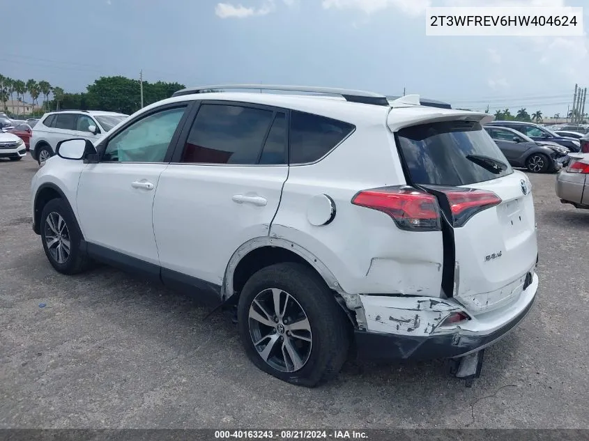 2T3WFREV6HW404624 2017 Toyota Rav4 Xle