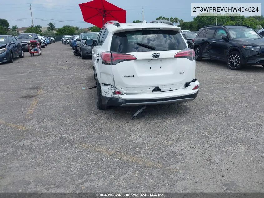 2T3WFREV6HW404624 2017 Toyota Rav4 Xle