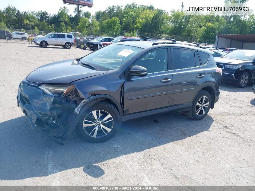 2017 Toyota Rav4 Xle VIN: JTMRFREV8HJ706993 Lot: 40167730