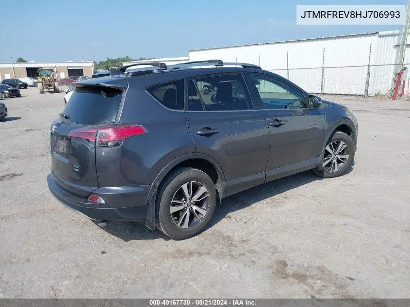 2017 Toyota Rav4 Xle VIN: JTMRFREV8HJ706993 Lot: 40167730