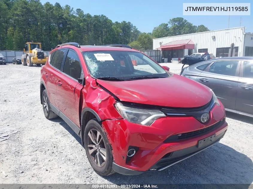 JTMWFREV1HJ119585 2017 Toyota Rav4 Xle