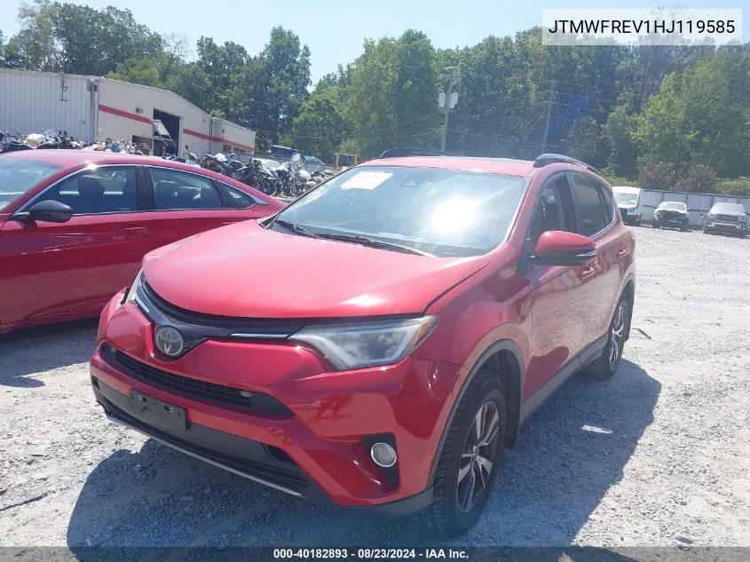 JTMWFREV1HJ119585 2017 Toyota Rav4 Xle