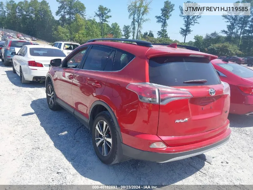 JTMWFREV1HJ119585 2017 Toyota Rav4 Xle