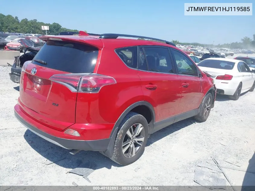 JTMWFREV1HJ119585 2017 Toyota Rav4 Xle