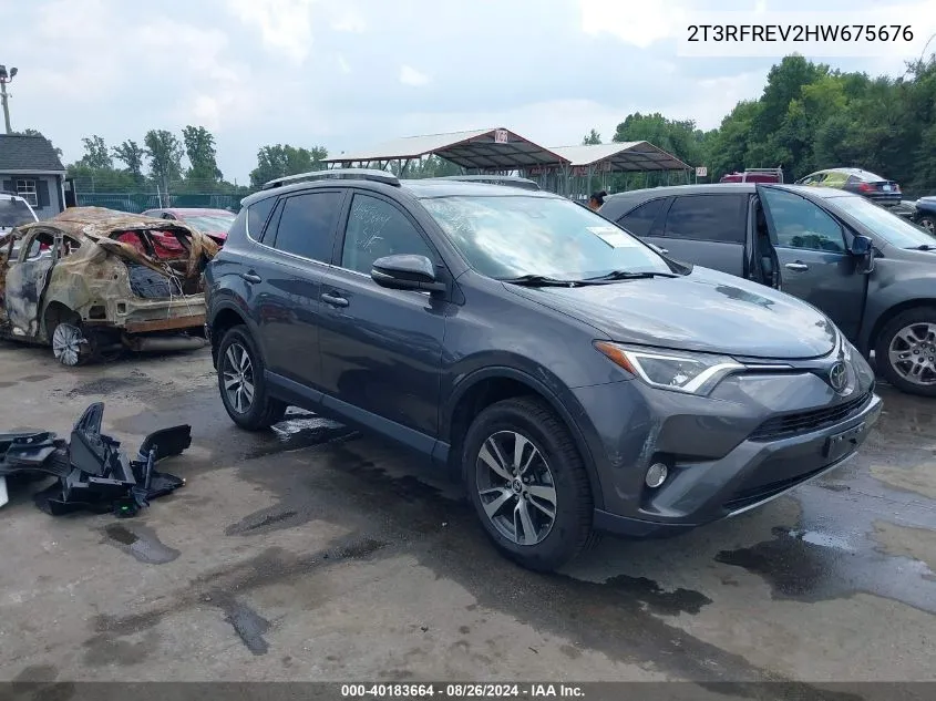 2017 Toyota Rav4 Xle VIN: 2T3RFREV2HW675676 Lot: 40183664