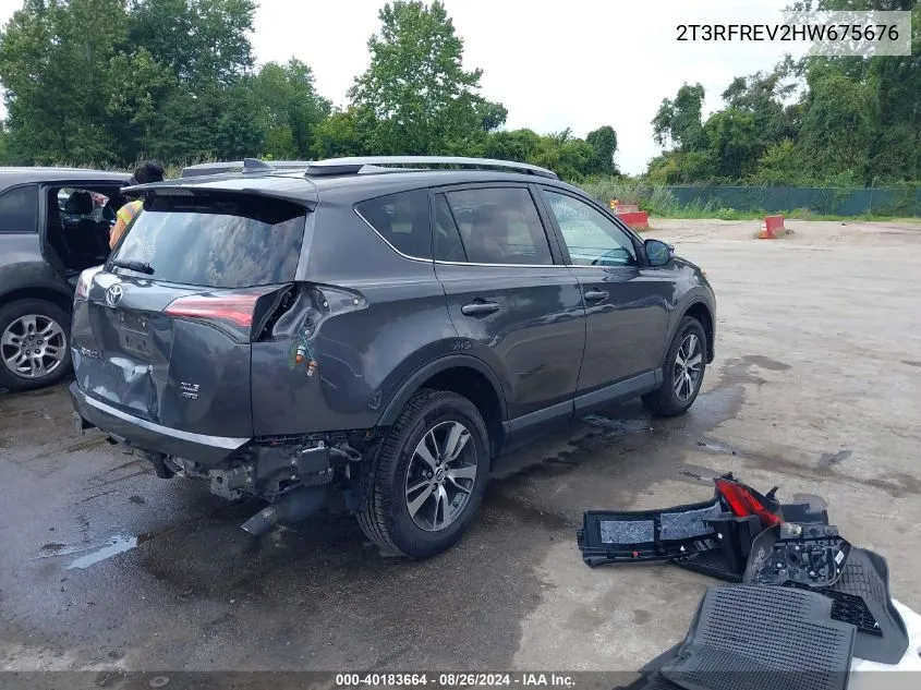 2017 Toyota Rav4 Xle VIN: 2T3RFREV2HW675676 Lot: 40183664