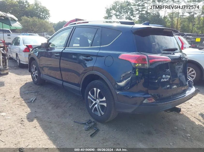 JTMBFREV5HJ712574 2017 Toyota Rav4 Le