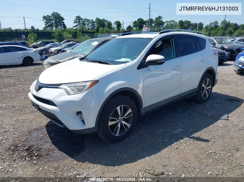 2017 Toyota Rav4 Xle VIN: JTMRFREV6HJ131003 Lot: 40190776