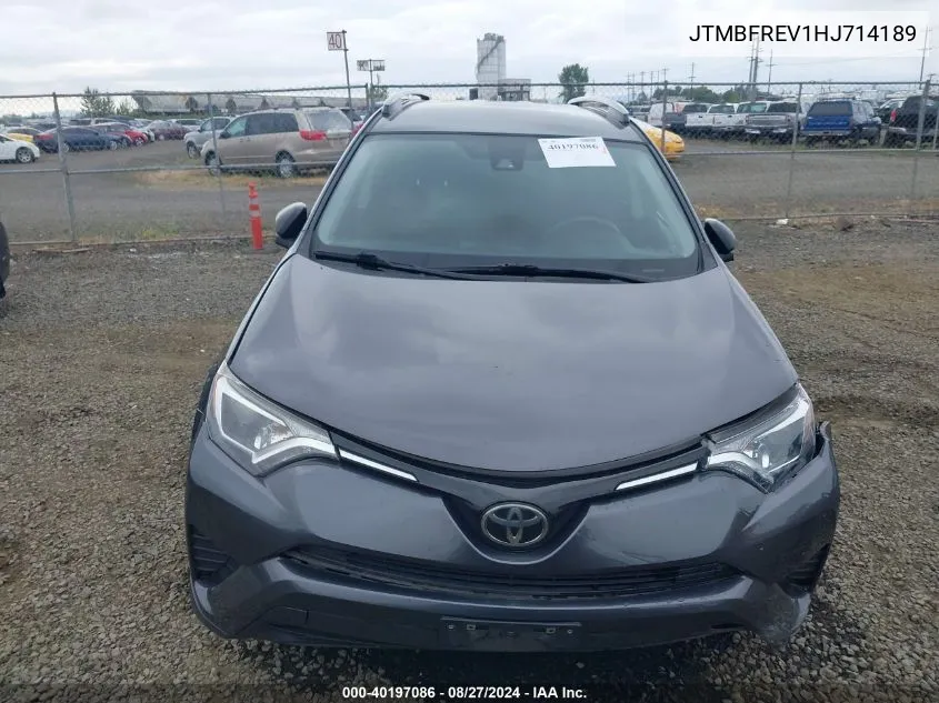 JTMBFREV1HJ714189 2017 Toyota Rav4 Le