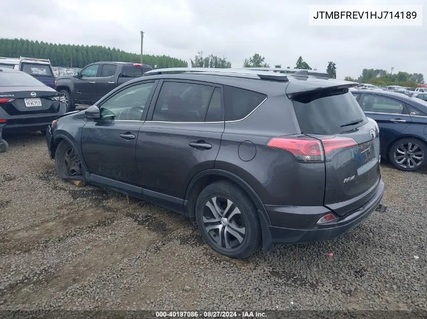 JTMBFREV1HJ714189 2017 Toyota Rav4 Le