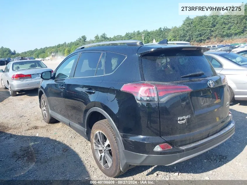 2T3RFREV9HW647275 2017 Toyota Rav4 Xle