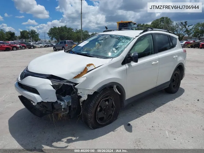 2017 Toyota Rav4 Le VIN: JTMZFREV6HJ706944 Lot: 40200180