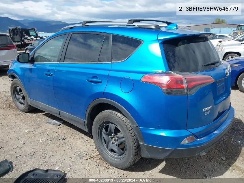 2T3BFREV8HW646779 2017 Toyota Rav4 Le