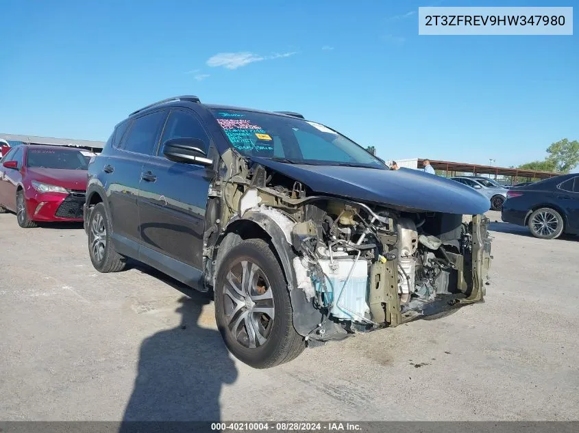 2017 Toyota Rav4 Le VIN: 2T3ZFREV9HW347980 Lot: 40210004