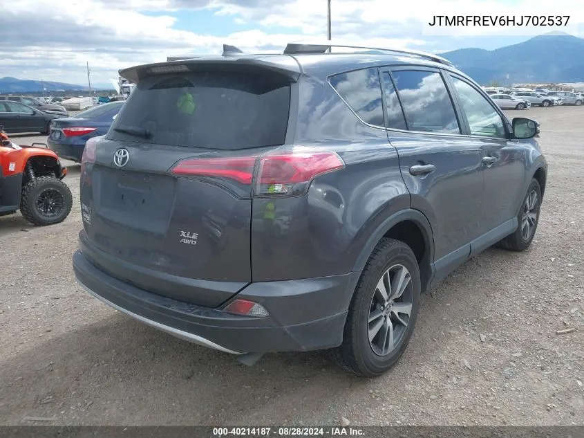 2017 Toyota Rav4 Xle VIN: JTMRFREV6HJ702537 Lot: 40214187