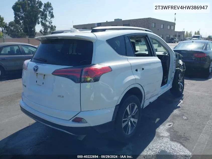 2T3WFREV4HW386947 2017 Toyota Rav4 Xle