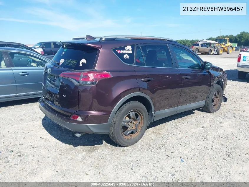 2017 Toyota Rav4 Le VIN: 2T3ZFREV8HW396457 Lot: 40225649