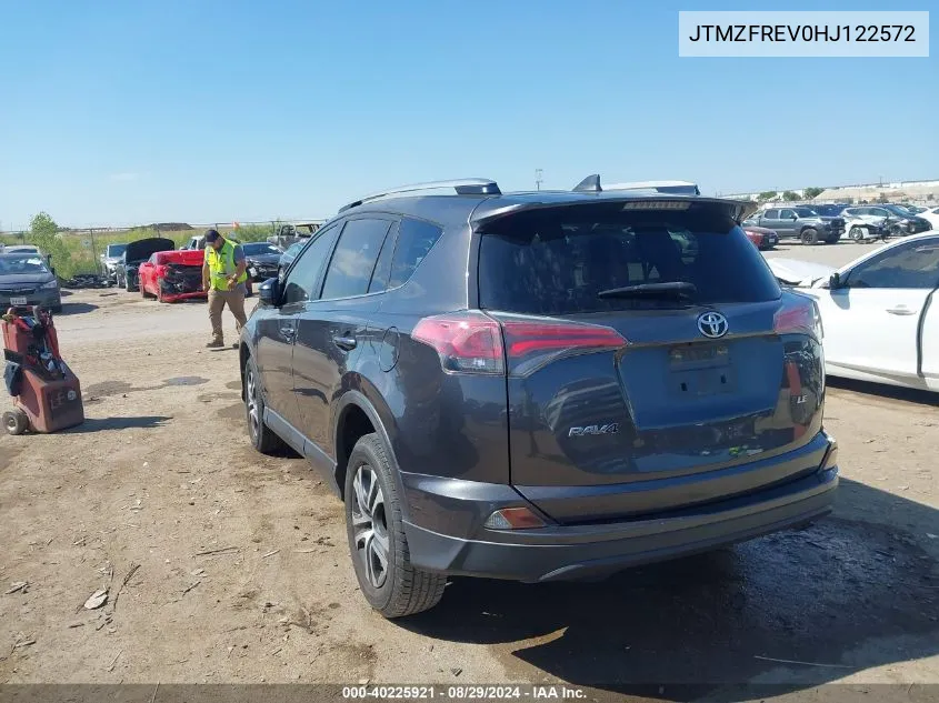 JTMZFREV0HJ122572 2017 Toyota Rav4 Le