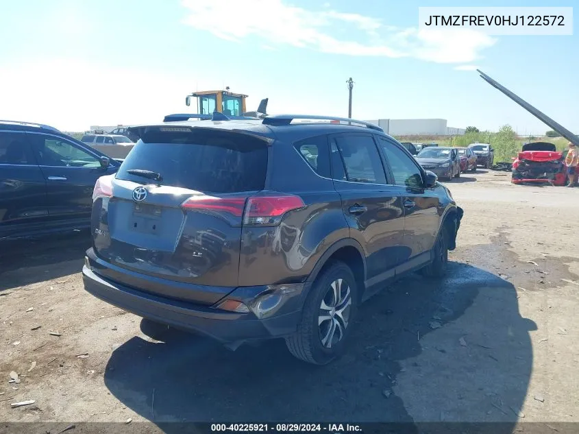 JTMZFREV0HJ122572 2017 Toyota Rav4 Le