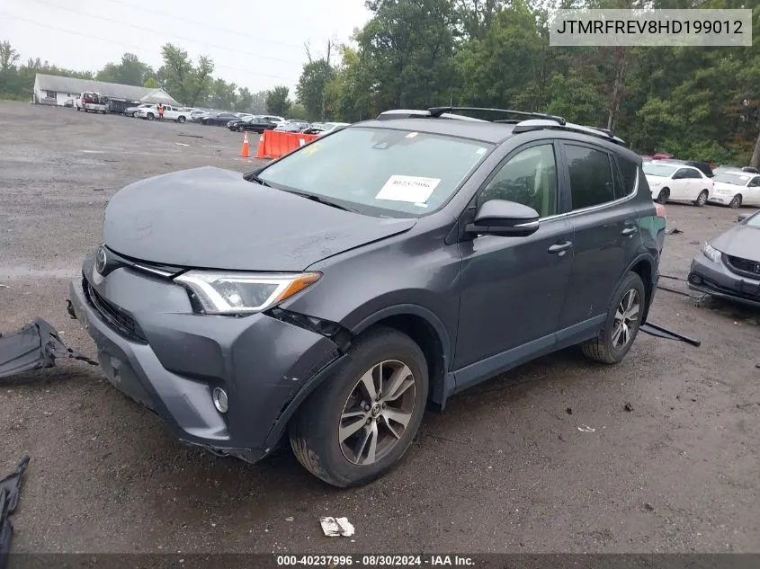 2017 Toyota Rav4 Xle VIN: JTMRFREV8HD199012 Lot: 40237996