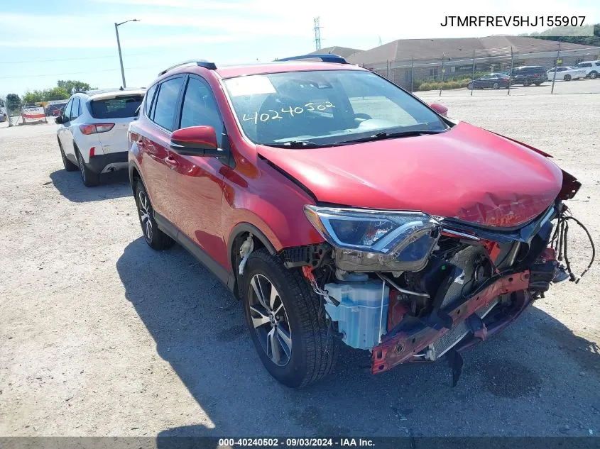 2017 Toyota Rav4 Xle VIN: JTMRFREV5HJ155907 Lot: 40240502