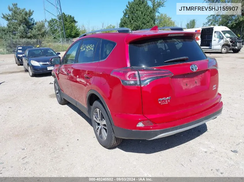 2017 Toyota Rav4 Xle VIN: JTMRFREV5HJ155907 Lot: 40240502