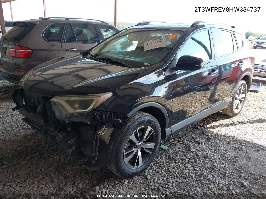 2T3WFREV8HW334737 2017 Toyota Rav4 Xle