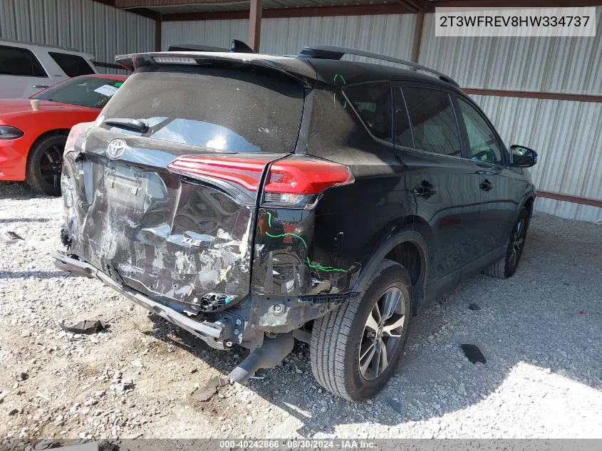 2T3WFREV8HW334737 2017 Toyota Rav4 Xle