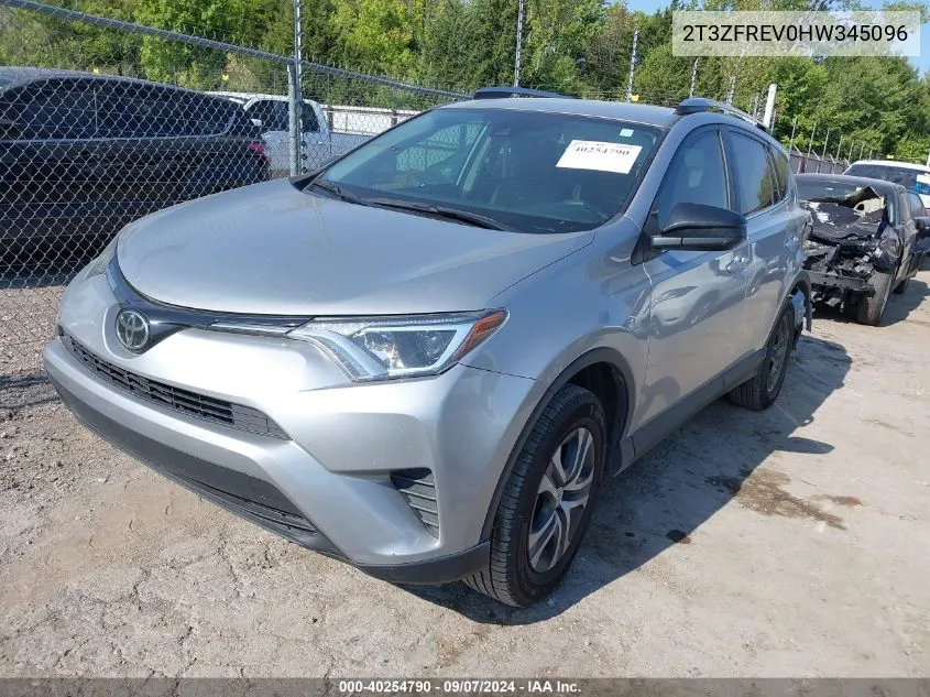 2T3ZFREV0HW345096 2017 Toyota Rav4 Le