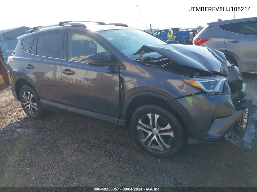 2017 Toyota Rav4 Le VIN: JTMBFREV8HJ105214 Lot: 40255057