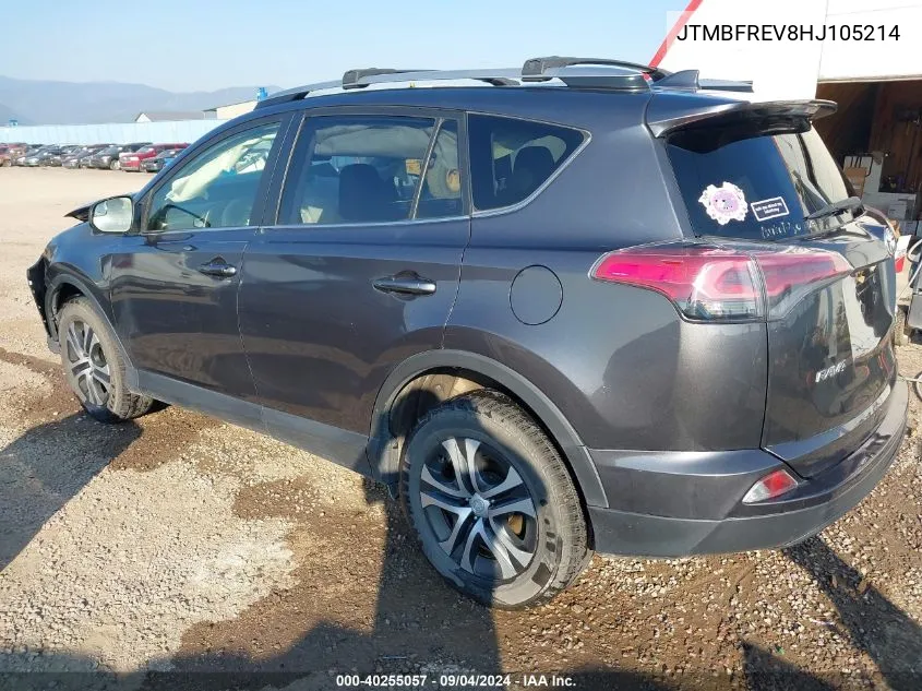 JTMBFREV8HJ105214 2017 Toyota Rav4 Le