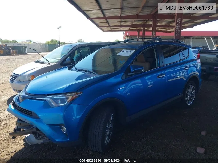 JTMDJREV5HD061730 2017 Toyota Rav4 Hybrid Limited