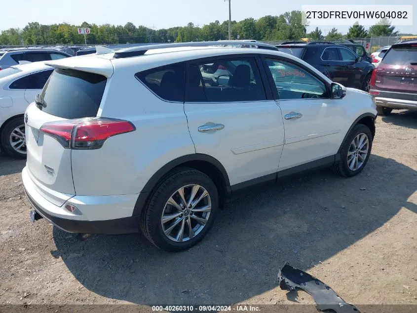 2T3DFREV0HW604082 2017 Toyota Rav4 Limited/Se/Platinum