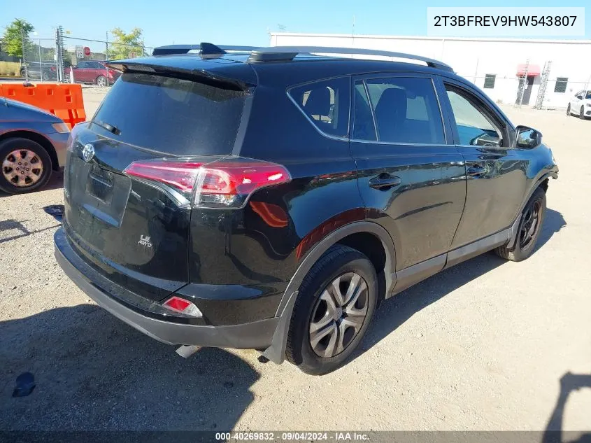 2T3BFREV9HW543807 2017 Toyota Rav4 Le