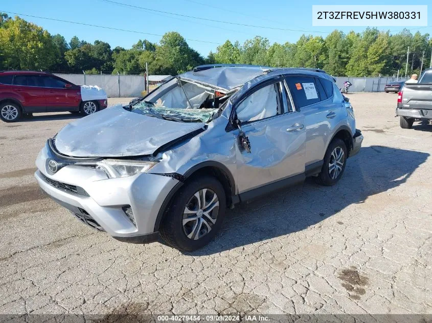 2T3ZFREV5HW380331 2017 Toyota Rav4 Le