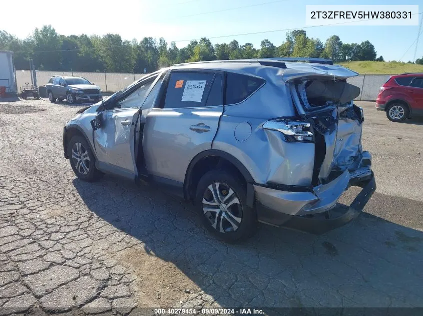 2T3ZFREV5HW380331 2017 Toyota Rav4 Le